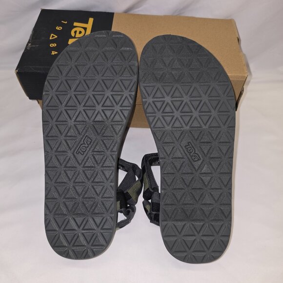 Teva M Original Universal Sandal, Men's Size 9 in Retro Block Grn/Blk/Gry, NIB - Picture 5 of 7